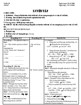 Giáo án hóa học 12 tuần 34 Trường THCS&THPT Khánh Hưng