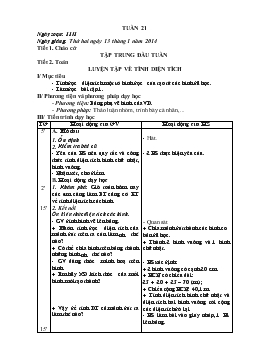 Giáo án lớp 5 - Tuần 21