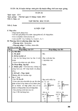 Giáo án lớp 5 - Tuần 32