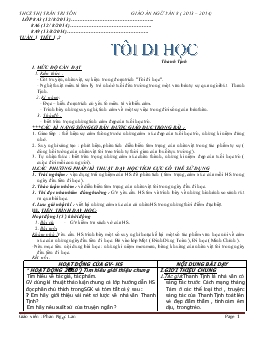 Giáo án Ngữ văn 8 - Tuần 1 (2013 – 2014) THCS thị trấn Tri Tôn