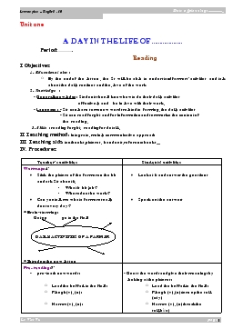 Lesson plan English 10