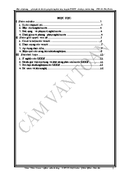 Đề tài Một số phương pháp kích thích gây hứng thú tập luyện Thể dục thể thao cho học sinh trường THCS Thị Trấn