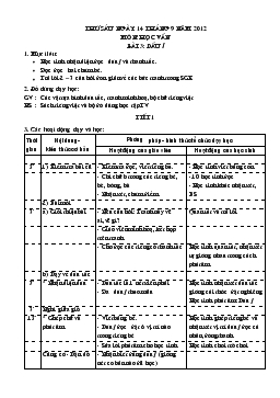 Giáo án lớp 1 - Tuần 1, dấu sắc (/)