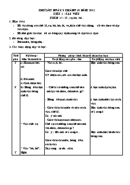 Giáo án lớp 1 - Tuần 13, tiết 1