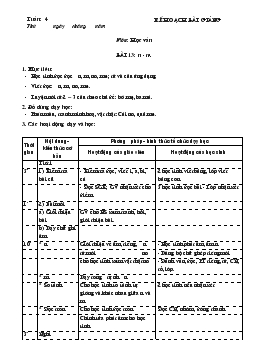 Giáo án lớp 1 - Tuần 3, bài 13