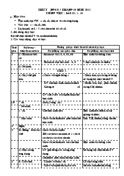 Giáo án lớp 1 - Tuần 4, bài 15