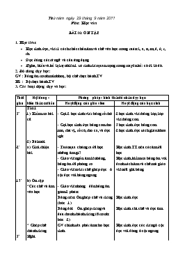 Giáo án lớp 1 - Tuần 4, bài 16