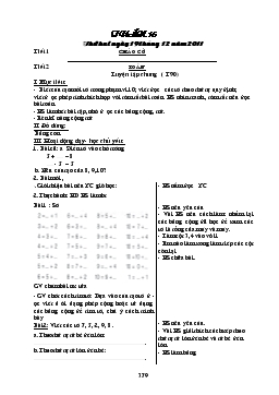 Giáo án lớp 2 - Tuần 16