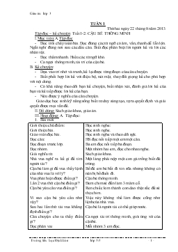 Giáo án lớp 3 (cả năm)