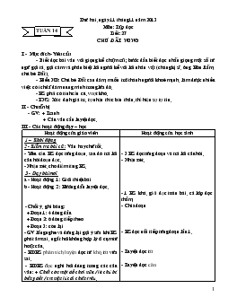 Giáo án lớp 4 - Tuần 14