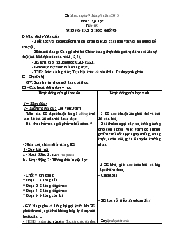 Giáo án lớp 4 - Tuần 5