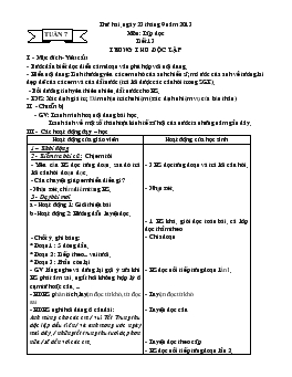 Giáo án lớp 4 - Tuần 7