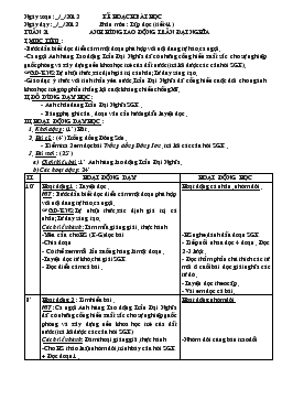 Giáo án lớp 5 - Tuần 21