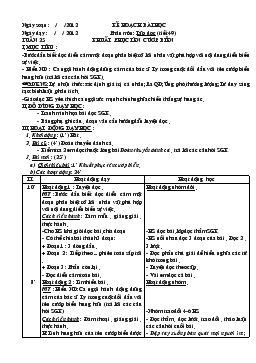 Giáo án lớp 5 - Tuần 25