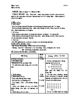 Giáo án Thể dục 8 - Tiết 2