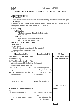 Giáo án Thể dục 9 - Tiết 1 đến tiết 64