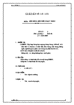 Giáo án Thể dục 9 - Tiết 2