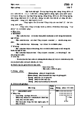 Giáo án Thể dục 9 - Tiết 3