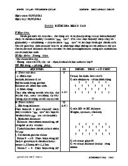 Giáo án Thể dục 9 - Tiết 53, 54