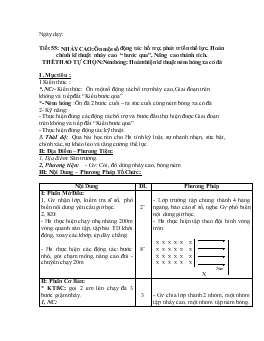 Giáo án Thể dục 9 - Tiết 55, 56