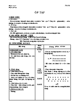 Giáo án Thể dục 9 - Tiết 56