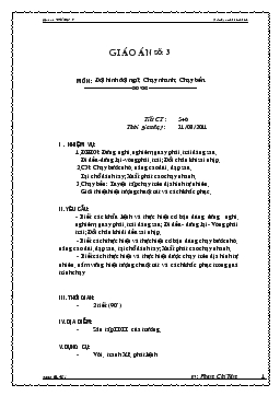 Giáo án thể dục lớp 9 - Tiết 5, 6