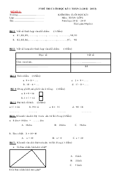 37 đề thi cuối học kỳ I Toán 2 (2012 – 2013)
