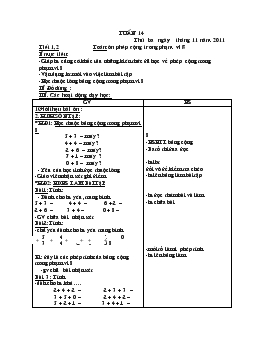 Giáo án lớp 1 - Tuần 14