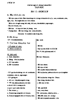 Giáo án lớp 1 - Tuần 29 năm 2012