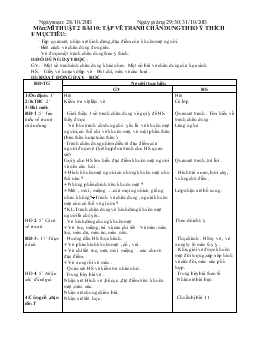 Giáo án lớp 2 môn Mỹ thuật - Tuần 10