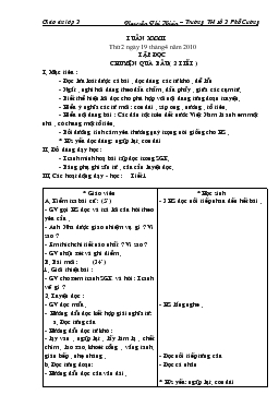 Giáo án lớp 2 - Tuần 32