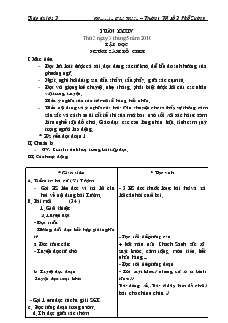 Giáo án lớp 2 - Tuần 34