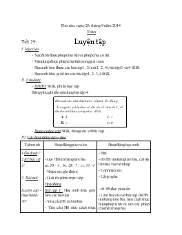 Giáo án lớp 3 - Tiết 1