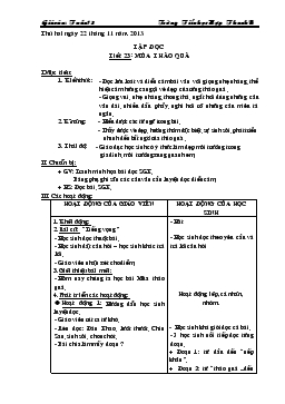 Giáo án lớp 3 - Tuần 12 trường Tiểu học Hợp Thanh B