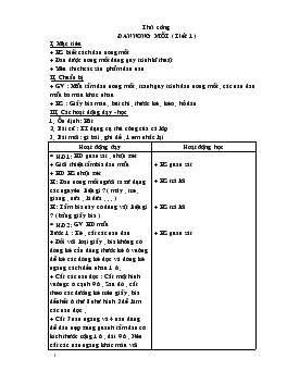 Giáo án lớp 3 - Tuần 21