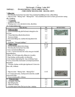 Giáo án lớp 3 - Tuần 27, thứ ba