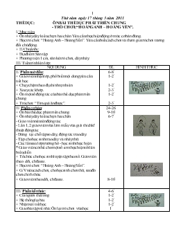 Giáo án lớp 3 - Tuần 27, thứ năm