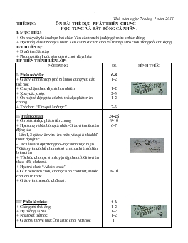 Giáo án lớp 3 - Tuần 30, thứ năm