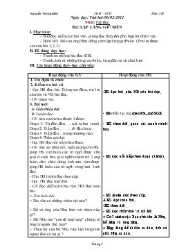 Giáo an lớp 5 - Tuần 22