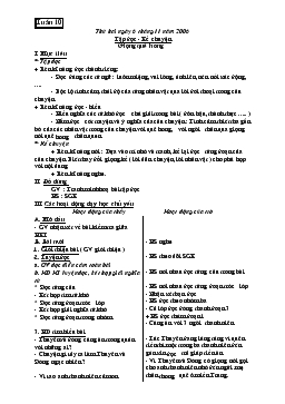 Giáo án Tiếng Việt lớp 3 - Tuần 10