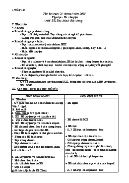 Giáo án Tiếng Việt lớp 3 - Tuần 19