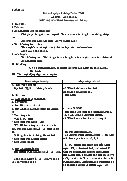 Giáo án Tiếng Việt lớp 3 - Tuần 22