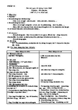 Giáo án Tiếng Việt lớp 3 - Tuần 25