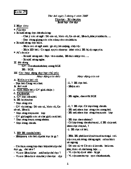 Giáo án Tiếng Việt lớp 3 - Tuần 29