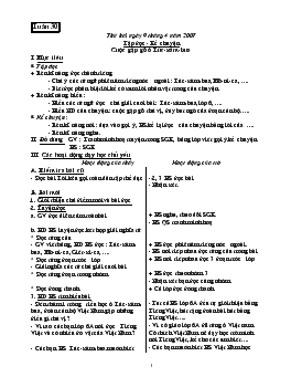 Giáo án Tiếng Việt lớp 3 - Tuần 30