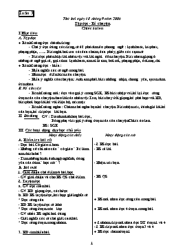 Giáo án Tiếng Việt lớp 3 - Tuần 3