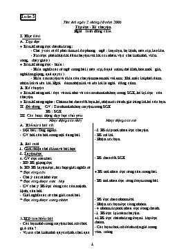 Giáo án Tiếng Việt lớp 3 - Tuần 5