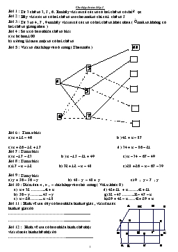 Ôn tập toán lớp 1