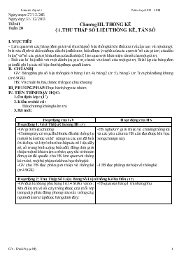 Giáo án đại số 7 học kỳ II Năm học 2013 - 2014