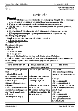 Giáo án Đại số 7 tiết 42- Luyện tập